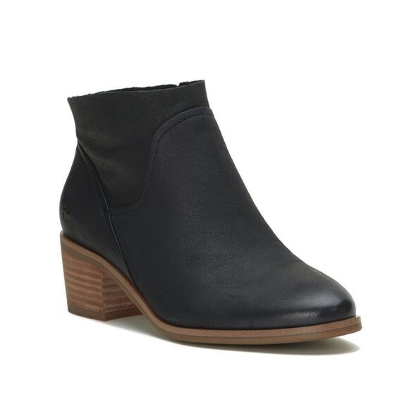 Lucky Brand Claral Bootie Black Ankle Boot US 7.5 - Picture 1 of 7